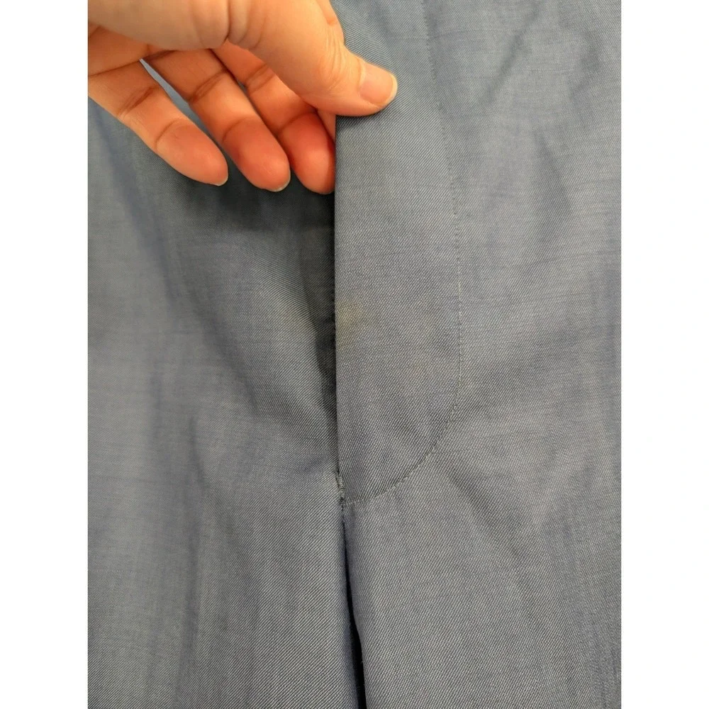 Peter Millar Wool Suit Set Sport Coat Blazer‎ Pants sz 42R Men Blue